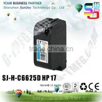 Wholesale Printer Ink Cartridge Compatible C6625D 17 for HP Deskjet 825cvr Printer(C6506E) HP Deskjet 841c Printer(C8936A)