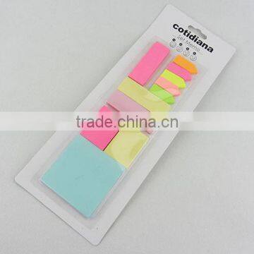 Sticky memo notepad Blister card note pad