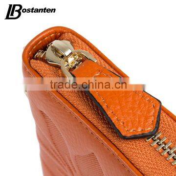 Hand Bag Wallet Women Zipper Genuine Leather Wallet With Cell Phone and Coin Pocket photo-4