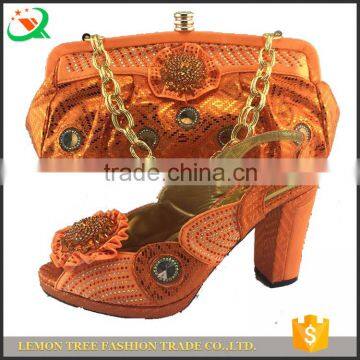New Arrival Retro Design Women Shoes and Bag in Wonderful Matching for Party ME3311