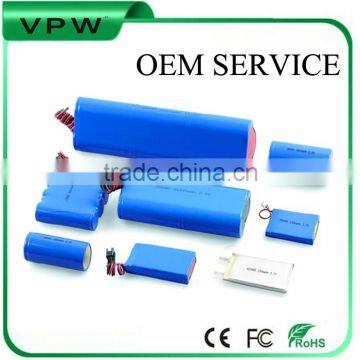 rechargeable li ion battery 18650 3.7v 2600mah