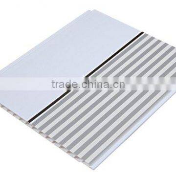 20cm width Silver line shiny surface PVC panel