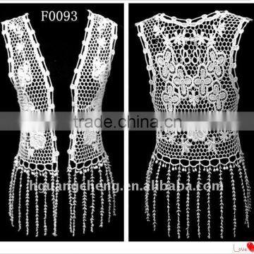 Custom white embroidery beaded sequined bulk lace fabric