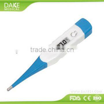 Flexible digital clinical thermometer