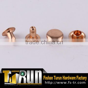 Fashion double layer metal rivets for garment decorative