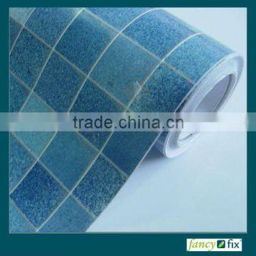 Blue mosaic Self adhesive decorative film