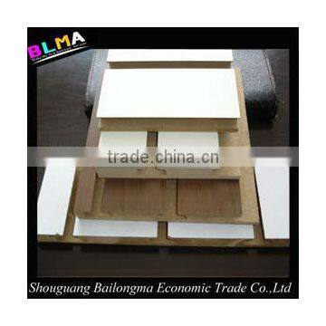 18mm melamine MDF slot board