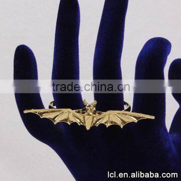 Best quality mens imitation gold rings, mens hand double finger rings wholesale