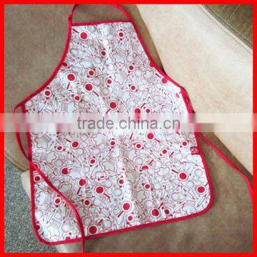 printed bib aprons with flame retardant