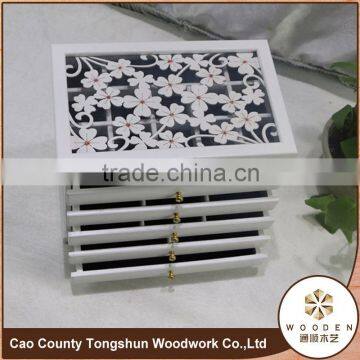 Mini Wooden Treasure Chest Jewelry Box Packaging Jewelry Box