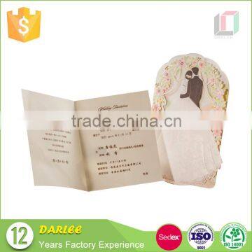 Chinese Royal Laser Cut Bengali Wedding Invitation Card photo-3