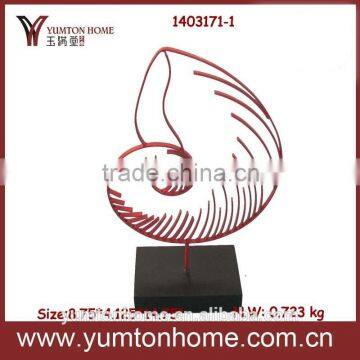 2015 hot Metal ocean shell wall decor and metal tabletop