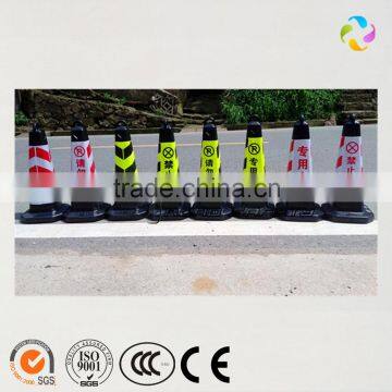 Road Construction Safety Reflective Flat Traffic Cones