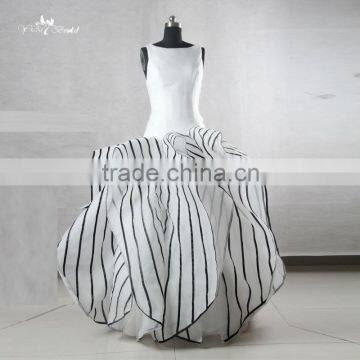 2016 Customed Stripe Dress Alibaba Newest Woman Unique Style Dress Fashion