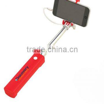 plastic handheld camera monopod, cell-phone monlexible monopod,selfie stick with bluetooth shutter button