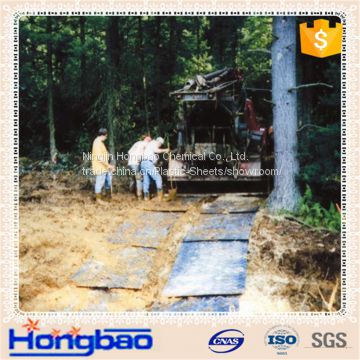 Professional hard plastic plate high quality temporary uhmw pe road mat