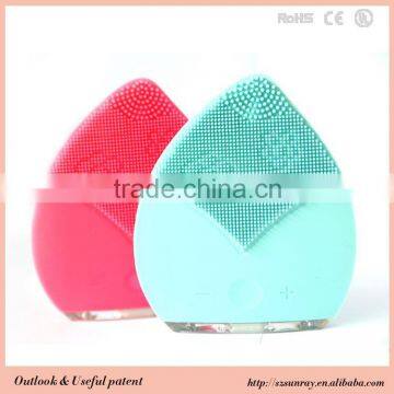 Face Massager Electric Silicone Facial Cleansing Brush Manufacturers Easy Take photo-5