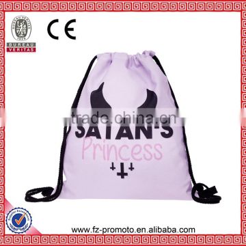 Purple Drawstring Bags 3d Mochilas Women's Backpacks Special Gift School Bags for Teenage Girls