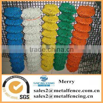 hot sale galvanized or pvc coated chain link rhombus wire mesh fence