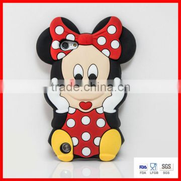 micky mouse shape silicone phone cases