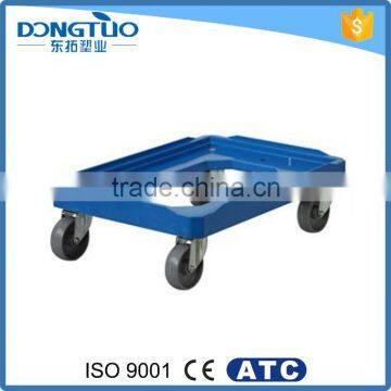 High quality moving pallet dolly, plastic dollies with wheels