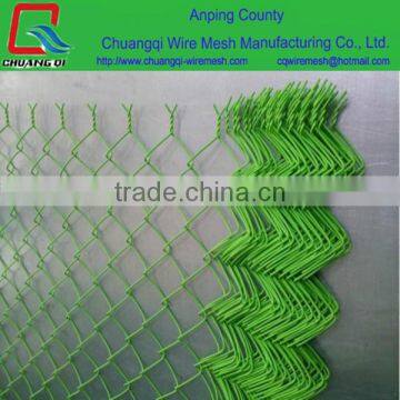 9 gauge chain link fence, PE coated chain link fence,pvc coated chain link fence