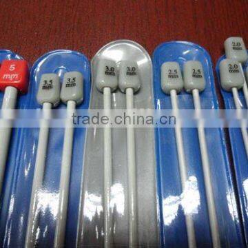 Aluminum Knitting Needles in PVC Bag