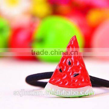 Hot sale Fresh Fruit Hairpin Hair Accessories Elastic Hair Ties for girls