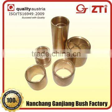 Oil free bushing with oil groove