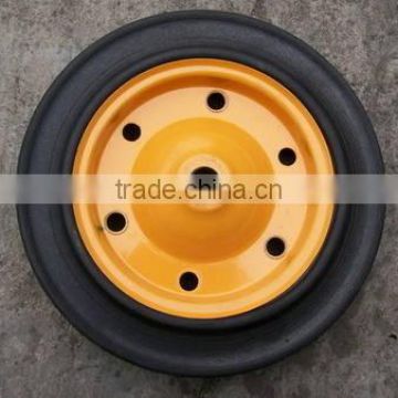 Extra heavy duty solid steel wheels and casters