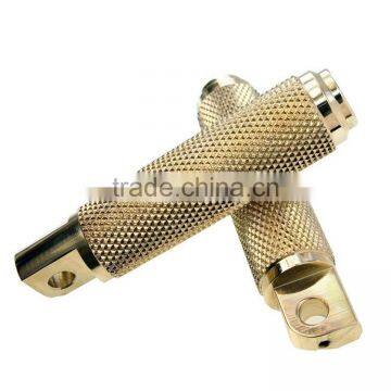 Customized high precision cnc machining cnc brass knurled tube/pin
