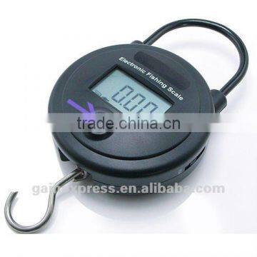 25kg/55lb Round Digital LCD Hanging Fish Weighing Scale, oz photo-3