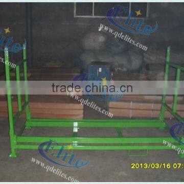 Heavy duty storage foldable pallet tire rack system