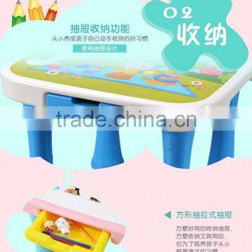 Children Study Tables and Chairs Kids Desk Furniture photo-5