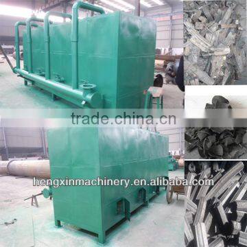 hoist loading coconut shell wood charcoal making equipment