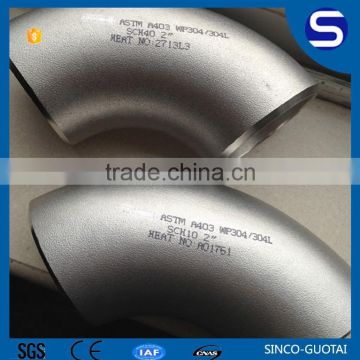 Stainless Steel industrial Pipe Fitting/elbow for oil,gas