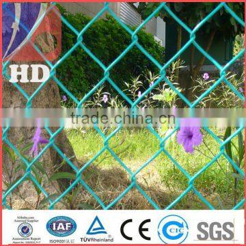 Decorative chain link fence / chain link fence