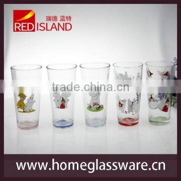 500ml Print Cartoon Tumbler Glass Cup Juice Cup photo-3