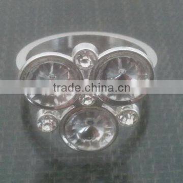 Unusual Napkin Ring With Satellite Rhinestones photo-3