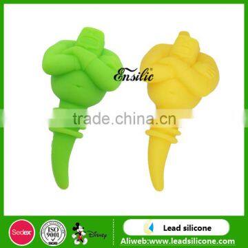 2017 Factory Wholesale Banana Shape Silicone Wine Bottle Stopper photo-3