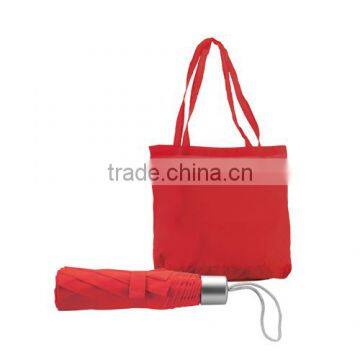 Rain Folding Umbrella in Zipped Nylon Bag photo-2