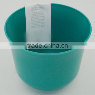 Biodegradable bamboo fiber flower pot