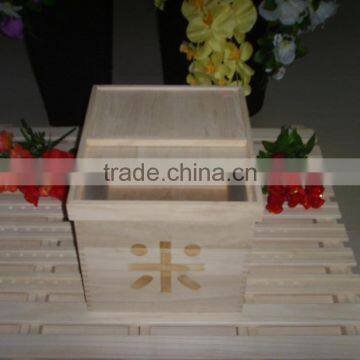 Kitchen Furniture Rice Storage Bin Wooden Kitchen Storage Box photo-6