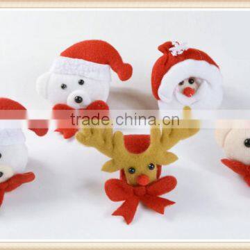2pcs Christmas Snowman Slap Wristband Bracelet Kids Adult Circle Hand Ring photo-4