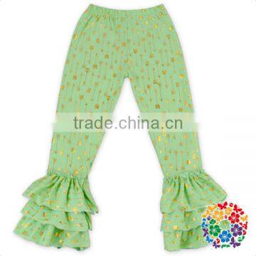 Best Selling Fall Chic Halloween Patterns Baby Leggings Wholesale Triple Ruffle Icing Baby Leggings photo-6