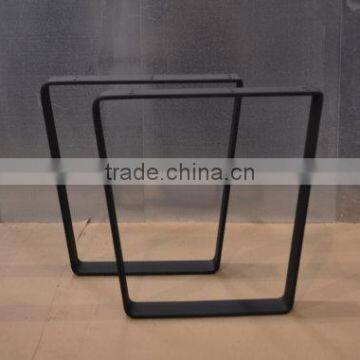 Wholesale 30 inch metal flat steel black coated office table leg