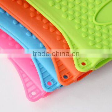 Wholesale Custom Silicone Oven Mitts Heat Resistant Microwave Heated Gloves photo-2