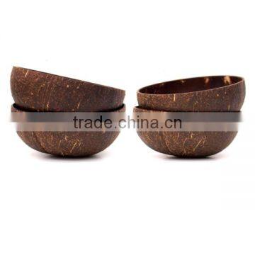 Natural Coconut Bowl / Vietnam Wholesale Cheap Price Lacquer Coconut Shell Bowl photo-3