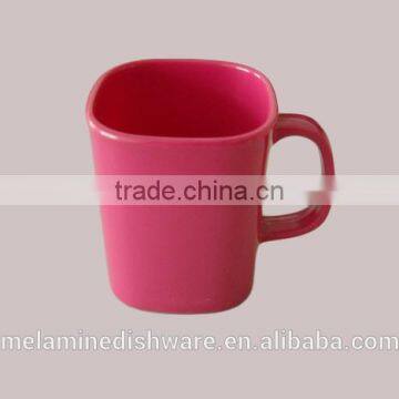 Pink Melamine Drinking Cup ,Melamine Mug with Handle