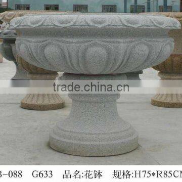 outdoor decorative stone flower planters